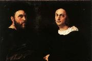 RAFFAELLO Sanzio Double Portrait china oil painting reproduction